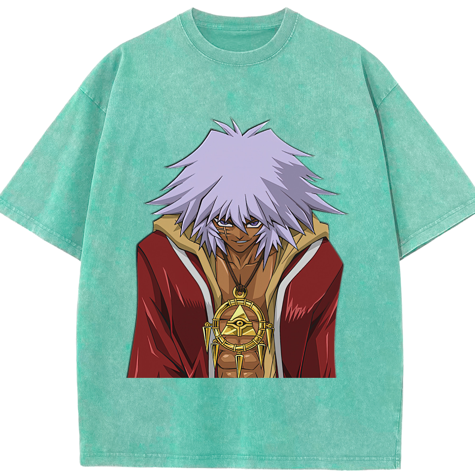 （画像用） 遊☆戯☆王 Yu-Gi-Oh! 綿100% ヴィンテージ風 半袖Tシャツ（フロントプリント）